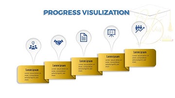 process infographic design in PowerPoint  tutorial no 77