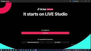 tutorial livestream tiktok di komputer/laptop menggunakan tiktok live studio 2024 #tiktoklivestudio