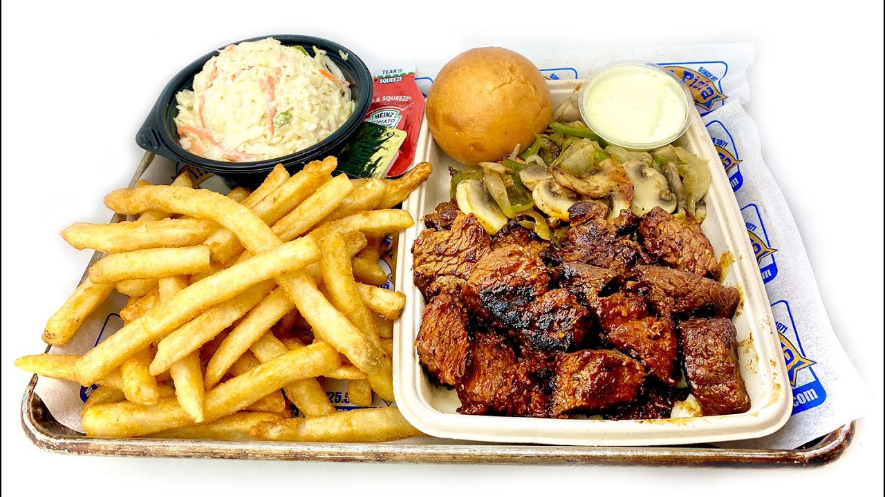 Bourbon Marinated Steak Tip Dinner