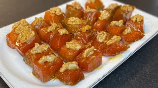 You have not eaten Pumpkin Dessert Like that How to Make Caramelized Pumpkin Dessert Recipe ?
