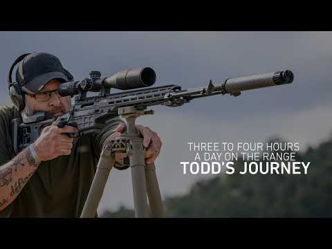 Three to four hours a day on the range