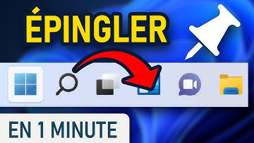 Epingler/Désépingler des applications à la barre des tâches sur Windows 11