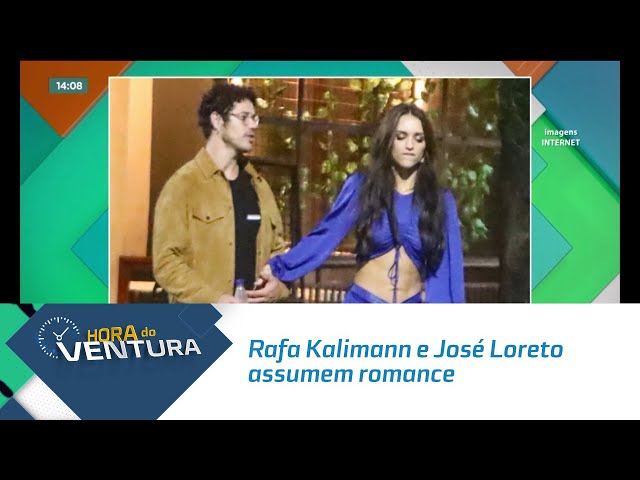 Rafa Kalimann e José Loreto assumem romance