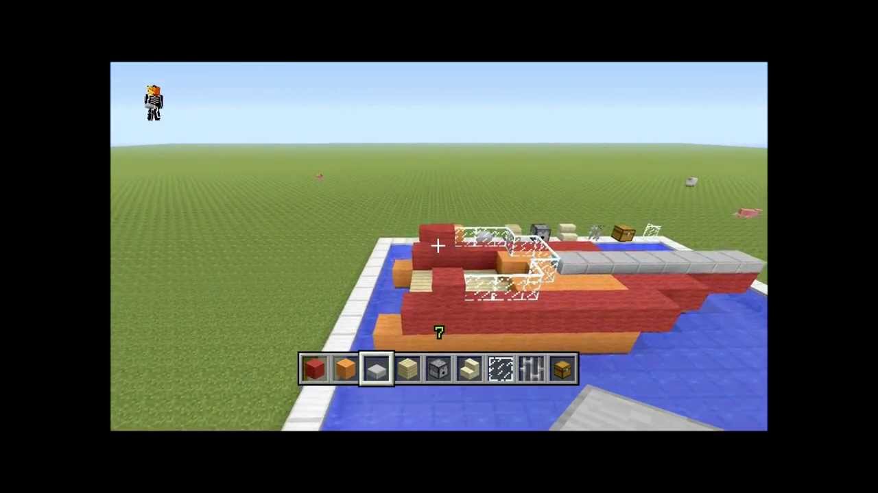 minecraft speed boat tutorial - youtube