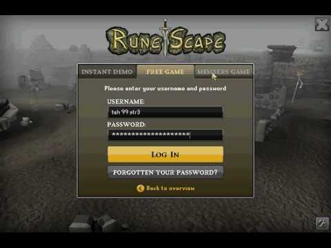 RuneScape Glitch - I can't log on!