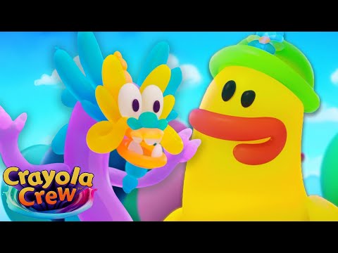 Duck, Duck, Dragon?! 🦆🐉 | Crayola Crew | Cartoons for Kids