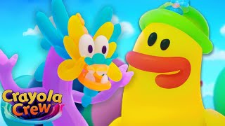 Duck, Duck, Dragon?! 🦆🐉 | Crayola Crew | Cartoons for Kids screenshot 5