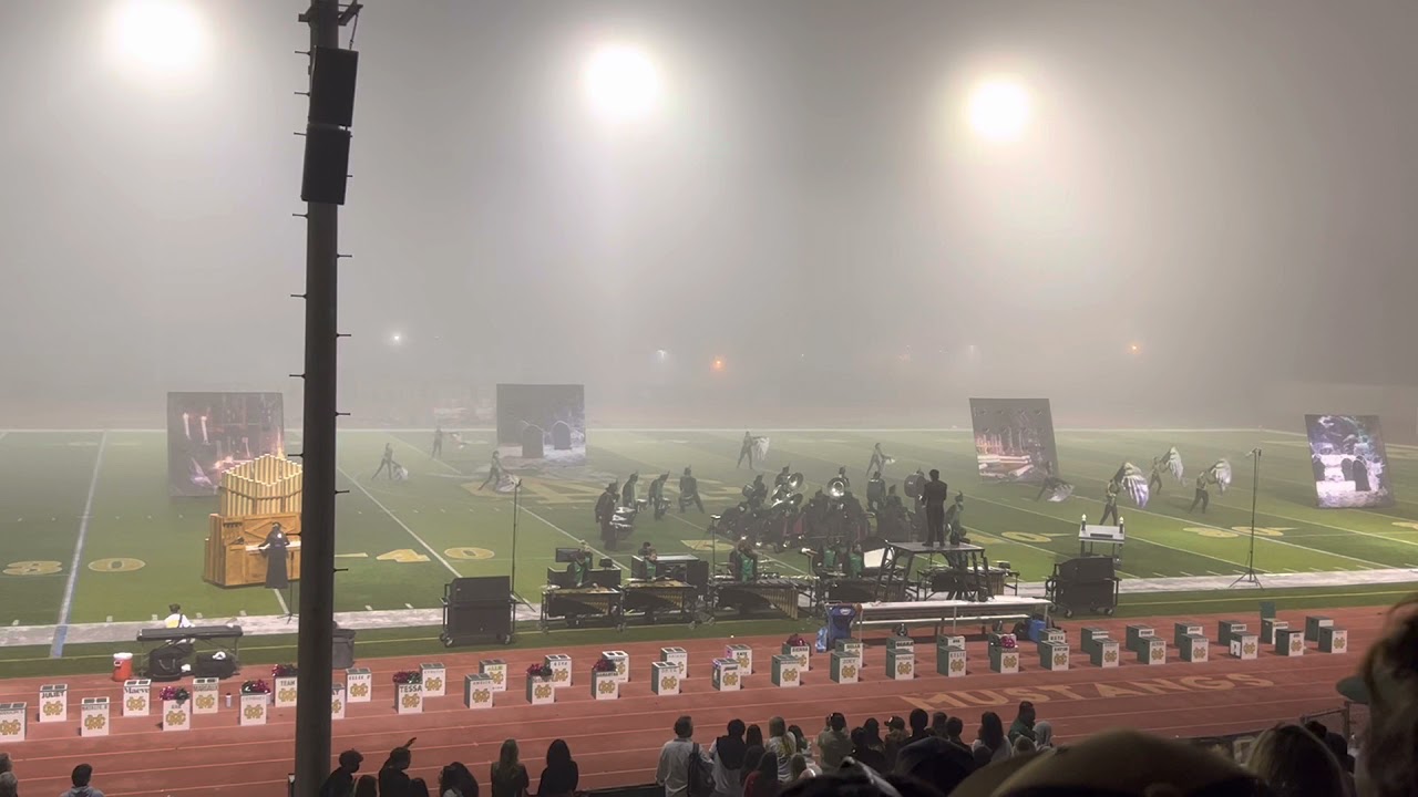 MCHS Marching Band 10-29-21 the fog