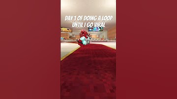 Day 1 of doing a loop until I go viral