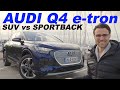 Audi Q4 e-tron SUV vs Sportback driving REVIEW - now the best EV SUV ? ⚡