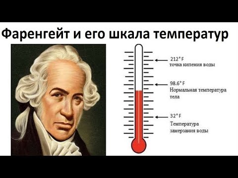 Фаренгейт и его шкала температур