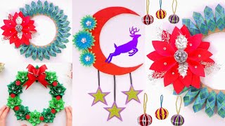 6 DECORACIONES NAVIDEÑAS DE RECICLAJE PARA HACER EN 5 MINUTOS. ideas de Adornos para navidad