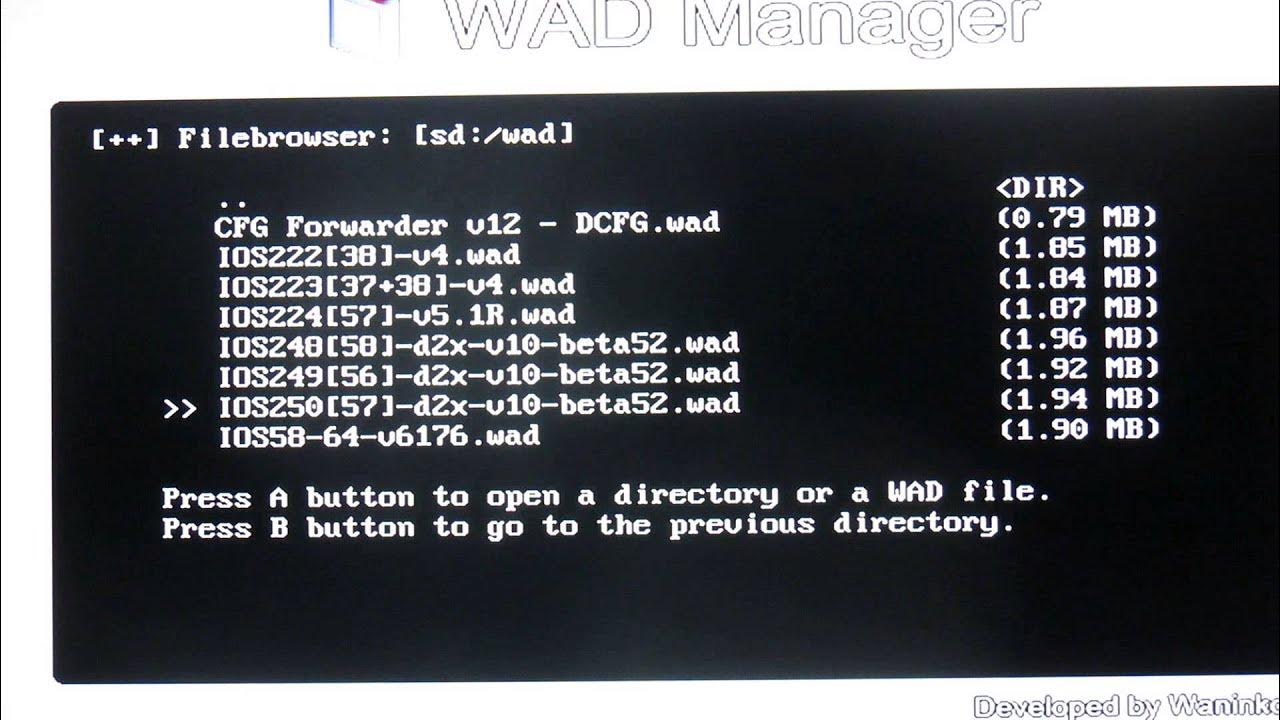 Como instalar configurable usb loader (cfg) para wii . YouTube