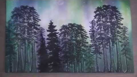 Northern Lights Mail Art Envelope Tutorial