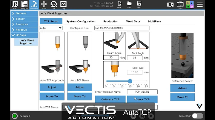 Vectis AutoTCP feature