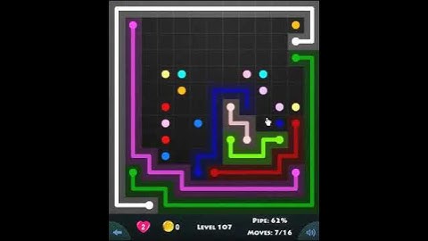 flow game facebook - jumbo pack level 107 Connect the dots