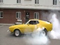 1972 Mustang  burn-out