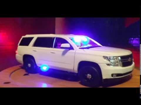 1 24 police 2015 tahoe with 18 leds youtube lights chevy