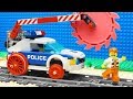 Lego Train Police Excavator Transport Fail