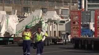 Tunnel Boring Machine arrives at Ports of Auckland