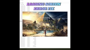 How to fix Assassins Creed Origins stuck on loading screen || Loading screen error fix