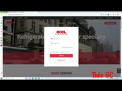 HƯỚNG DẪN TẠO TÀI KHOẢN ĐĂNG NHẬP WEB HỆ THỐNG HÃNG TÀU OOCL ĐỂ ĐƯỢC CẤP DUYỆT NHANH