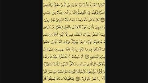 سورة البقرة من الآية (211) إلى الآية (216)