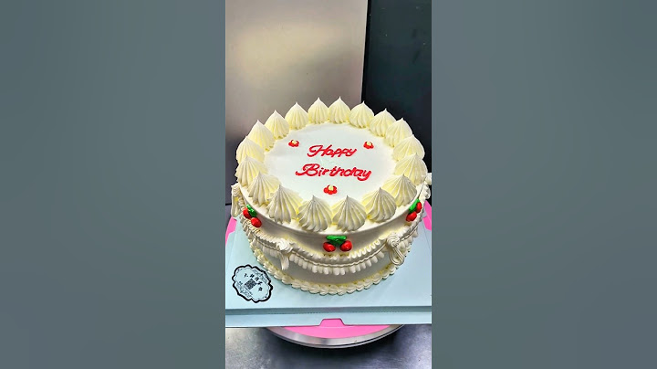 Birthday Cake Decorating Tutorial #shorts #birthdaycake #shortfeed #cakedesign