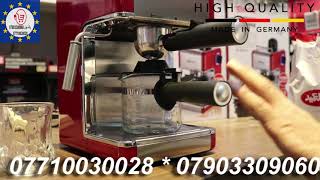 espresso machine آلة تحضير القهوة والإسبريسو- الشرح في الاسفل