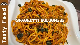 Spaghetti Bolognese Recipe| How to make bolognese pasta | Tastyfeed