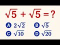 99% Get This Simple Maths Wrong|| A Tricky and Simple Surds Addition.