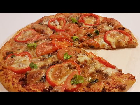 Video: Füme Go'sht Va Shirin Qalampir Bilan Pizza