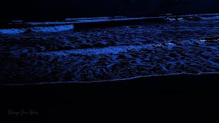 10 Hours Of Dark Screen with Ocean Wave Sounds For Deep Sleep Santa Monica Beach