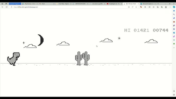 Como Hackear o Jogo do Dinossauro do Google Chrome #shorts 