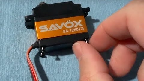 Arrma Typhon Servo Upgrade - How to Waterproof a Servo (Savox SA-1256TG) - Netcruzer RC