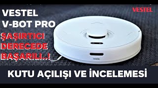 Vestel V-Bot Pro Robot Süpürge Kutu Açılışı Ve İncelemesi Gerçekten Çok Başarılı 