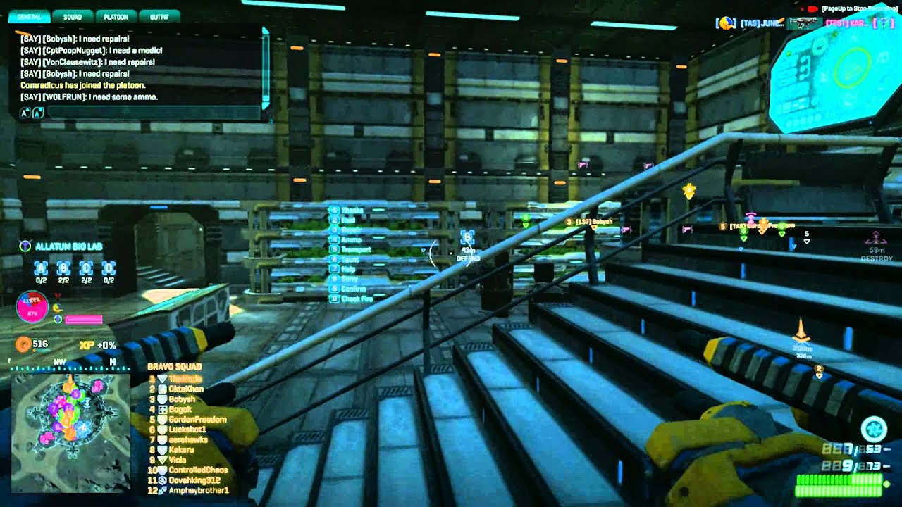 Planetside 2 - MAX Crash - YouTube