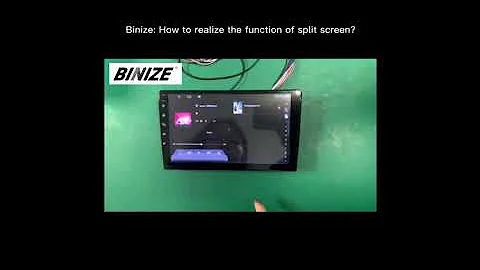 Binize :How  to realize the function of cool SPLIT SCREEN?