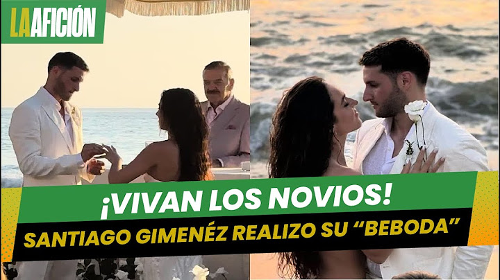 Santiago Giménez se casó en un evento privado, así se vivió la fiesta