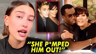 Hailey Bieber Reveals How Kris Jenner Helped Diddy S.A Justin Bieber| Blames It All On Kris