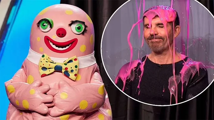 BGT fans think they have figured out Mr Blobby's identity after magic trick act left Simon Cowell