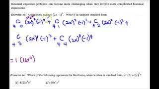 7.7 - Binomial Expansions