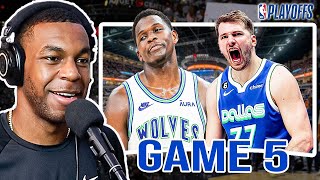 Pro Basketball Player Reacts To MAVERICKS VS TIMBERWOLVES | Game 5 Full Game Highlights