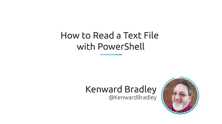 How To Read A Text File With PowerShell