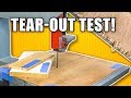 Bandsaw Tearout Test - Tape Vs. Zero Clearance Insert Bandsaw Tearout Test - Tape Vs. Zero Clearance Insert