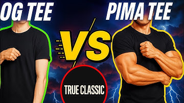 True Classic Original Tee vs Pima Tee - Try-on/First Impression Review