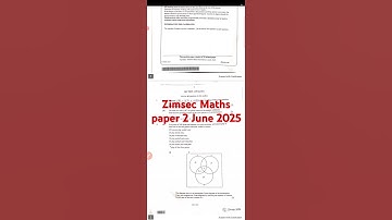 June 2025 paper 2 ZIMSEC MATHEMATICS  REVISION