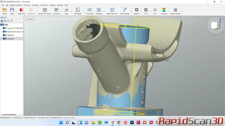 QuickSurface Webinar VW Part - Rapid Scan 3D