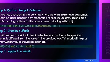 Removing Duplicate Column Values from a Pandas DataFrame