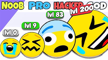 Emoji Squad ASMR Game on Android,iOS NOOB vs PRO vs HACKER
